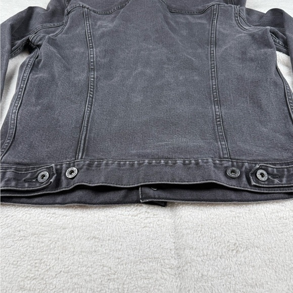 Y2K Levi's 72334 Trucker Jacket Mens Size Large Black Denim Jean 00s - Picture 9 of 11